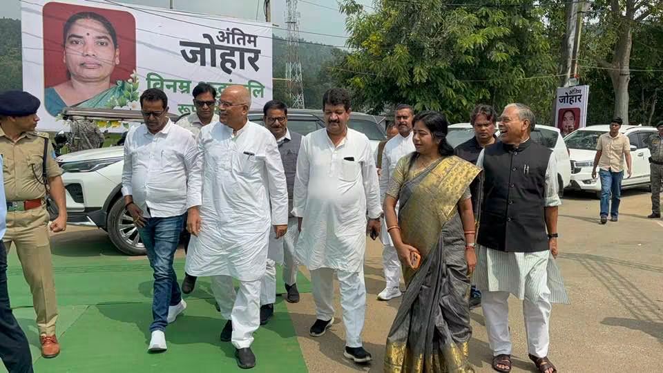 Union Coal Minister G. Kishan Reddy and Bhupesh Baghel arrived in Nemra meet hemnat soren