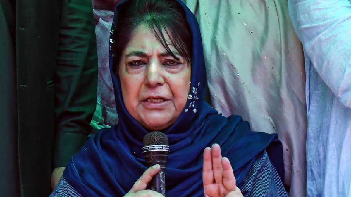 Mehbooba Targets Omar For Failing To Deliver On Promises