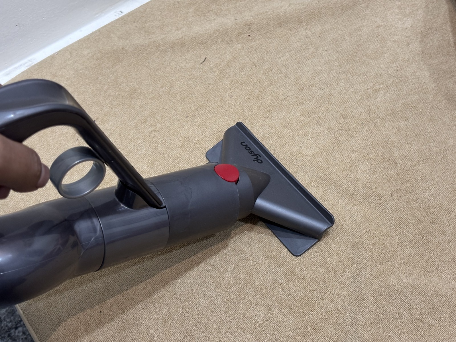 Dyson Big Ball Vacuum Cleaner Review: Mattress Tool in action
