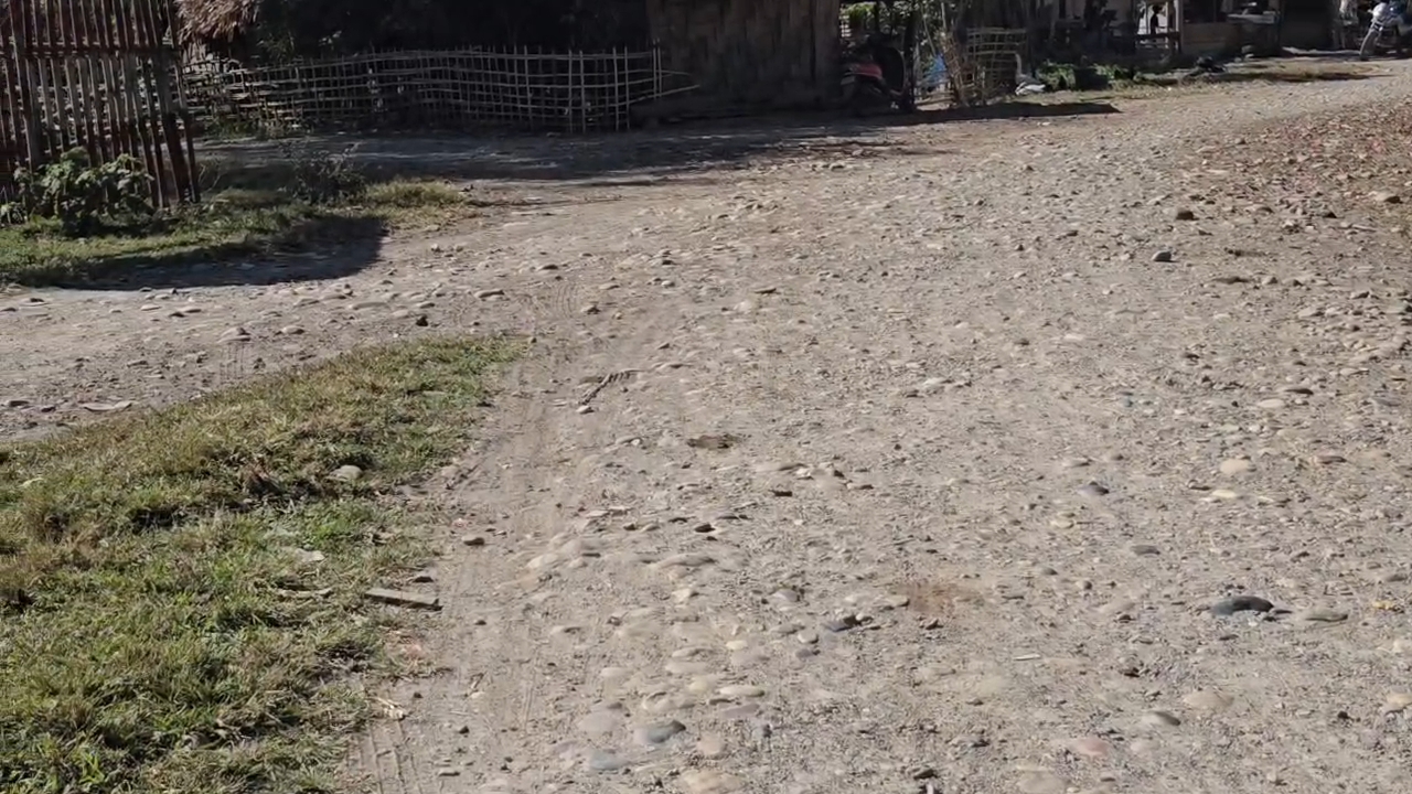 Public demand to constructed dilapidated road at Kemi Village in Jonai