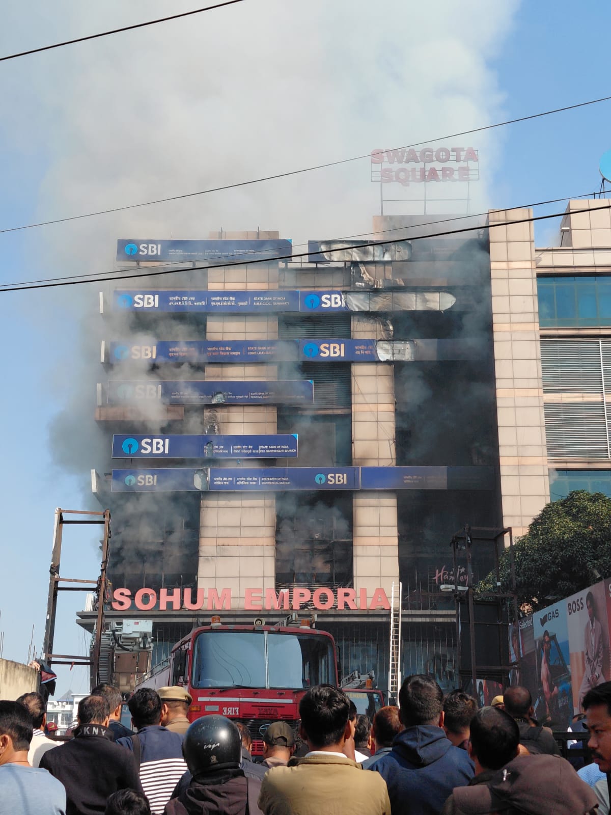 Massive fire guts Sohum Emporia