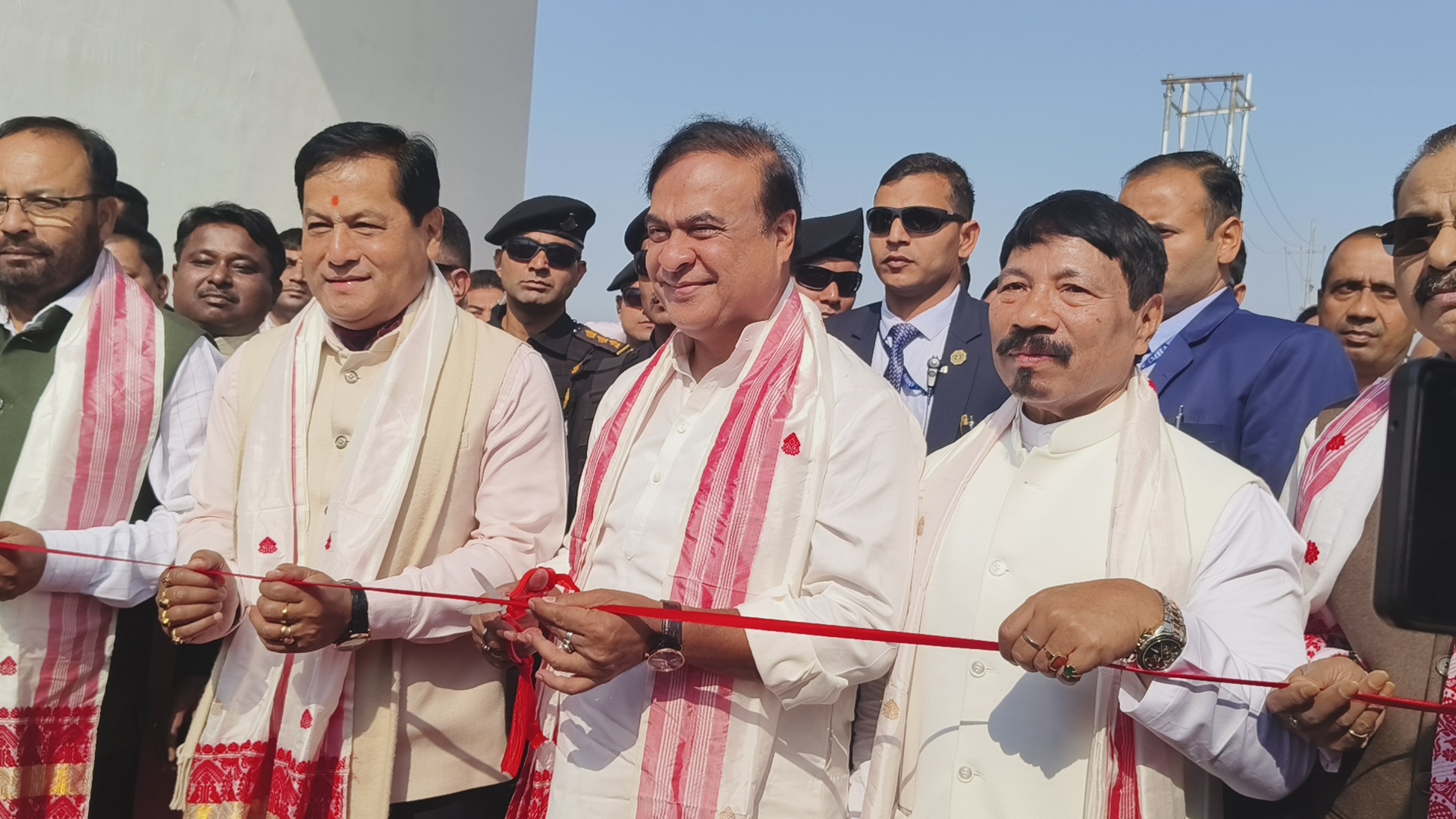 CM Himanta Biswa Sharma inaugurated the massive martyrs memorial ground in Boragaon