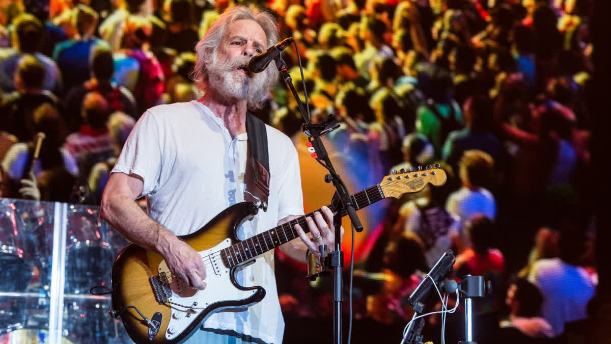FILE - Bob Weir of Dead & Company performs at Bonnaroo Music and Arts Festival on Sunday, June 12, 2016, in Manchester, Tenn.