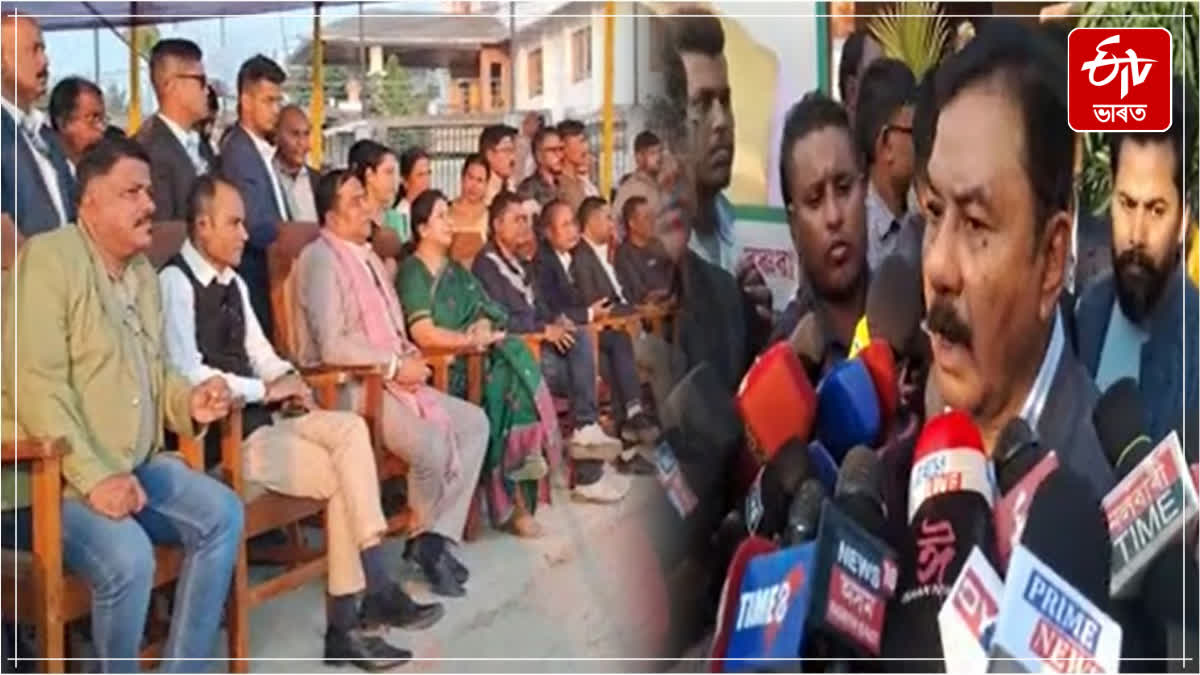 Minister Ranjit Kumar Das regarding the 'vote theft' allegation in Nalbari