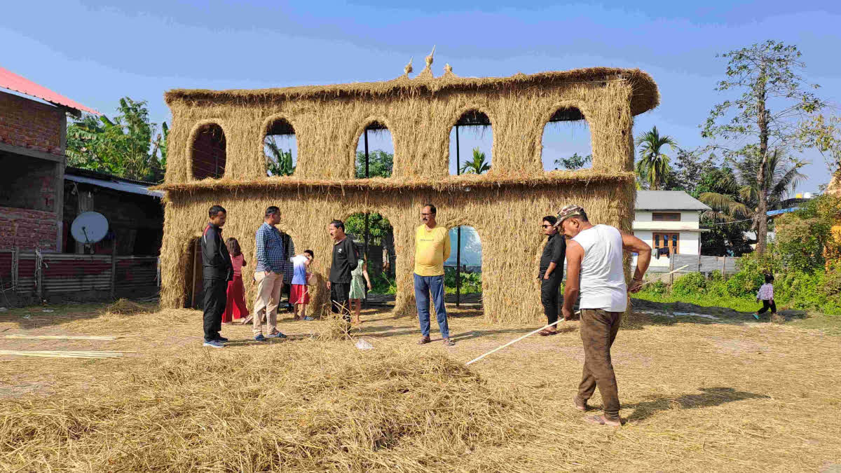 Bhela ghar that replicates the Rang Ghar in Nalbari