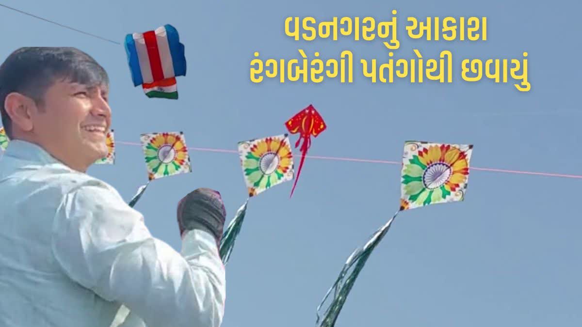 વડનગરમાં આંતરરાષ્ટ્રીય પતંગ મહોત્ત્સવ ઉજવાયો