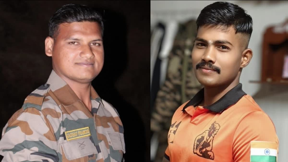 Soldiers Pramod Parshuram Jadhav(L) and Vikas Gawade