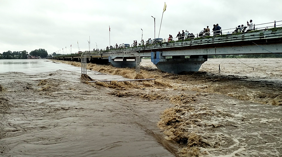 FILE - A view of Narmada River in spate, in Madhya Pradesh's Mandla.