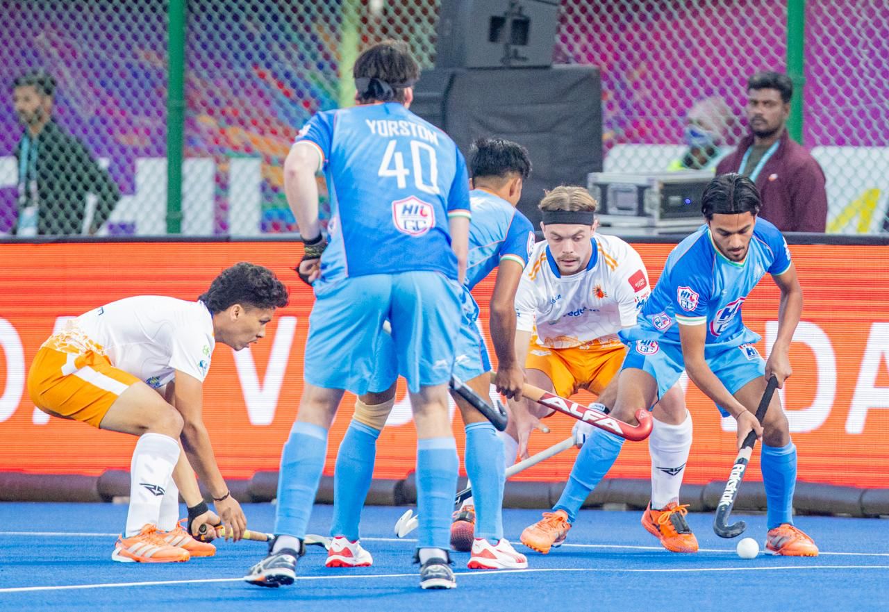 CM Hemant Soren enjoyed watching Hockey India League match In Ranchi