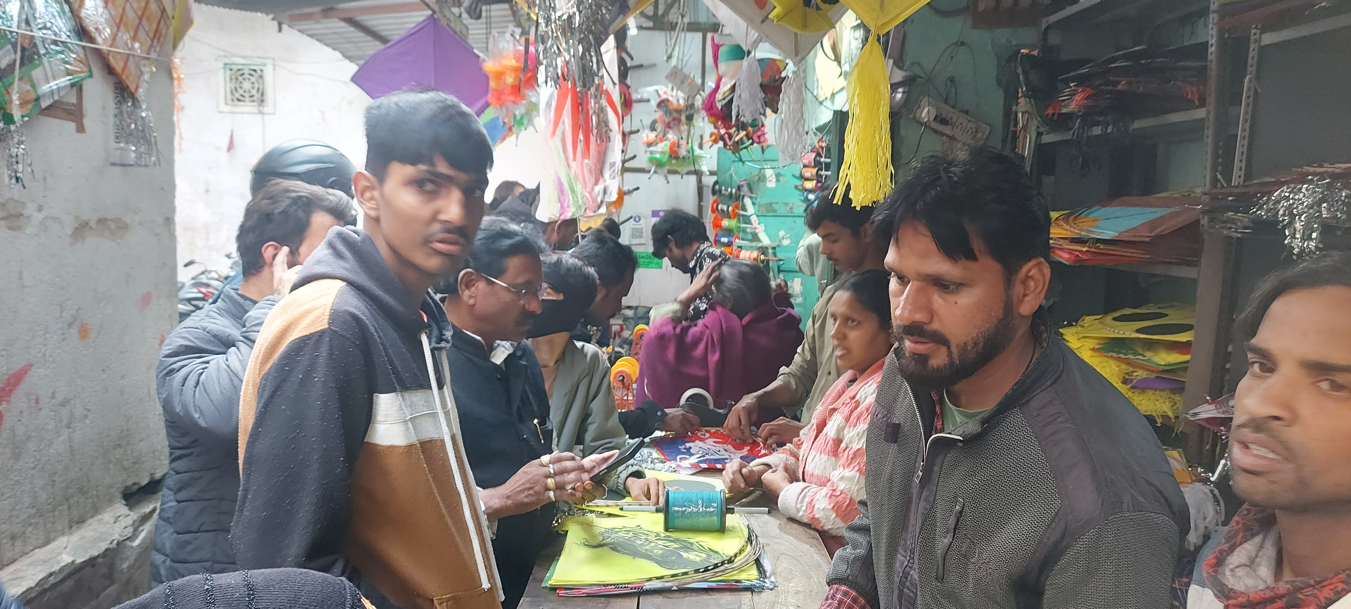 People Buying Kites