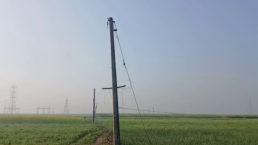 Electricity wire theft in Patna