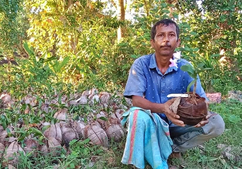 Ideal farmer Biswajit Bora