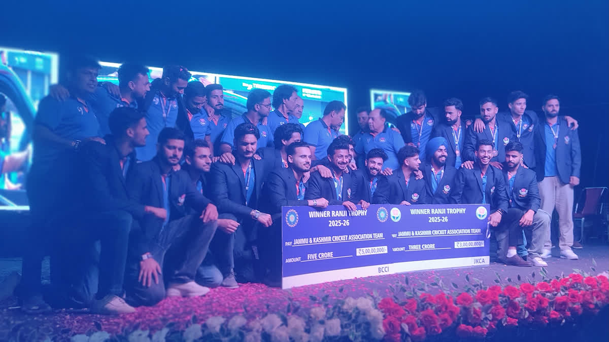 Jammu Kashmir Cricket Team Awarded Rs 8 Crore For Ranji Triumph As BCCI President Joins Celebrations