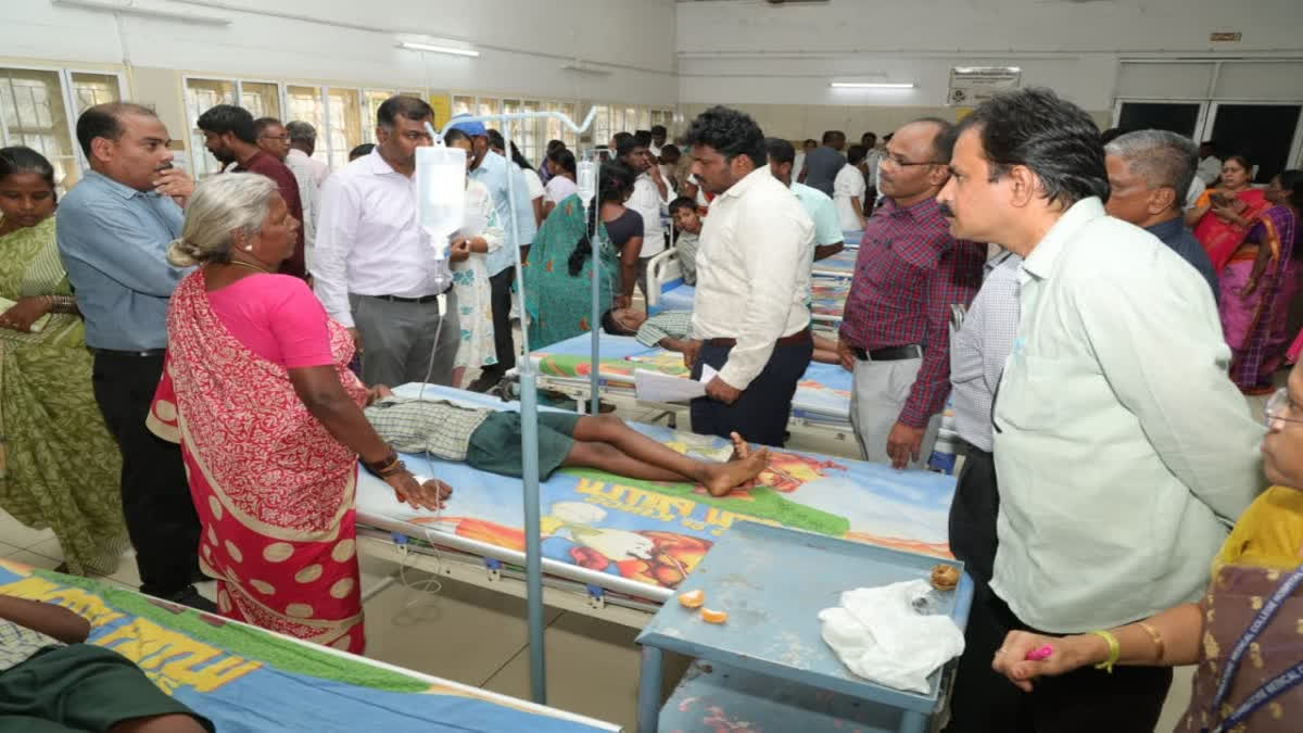 Students fell ill after eating lunch allegedly contaminated with a lizard at a Coimbatore school. Officials said that a probe is underway.