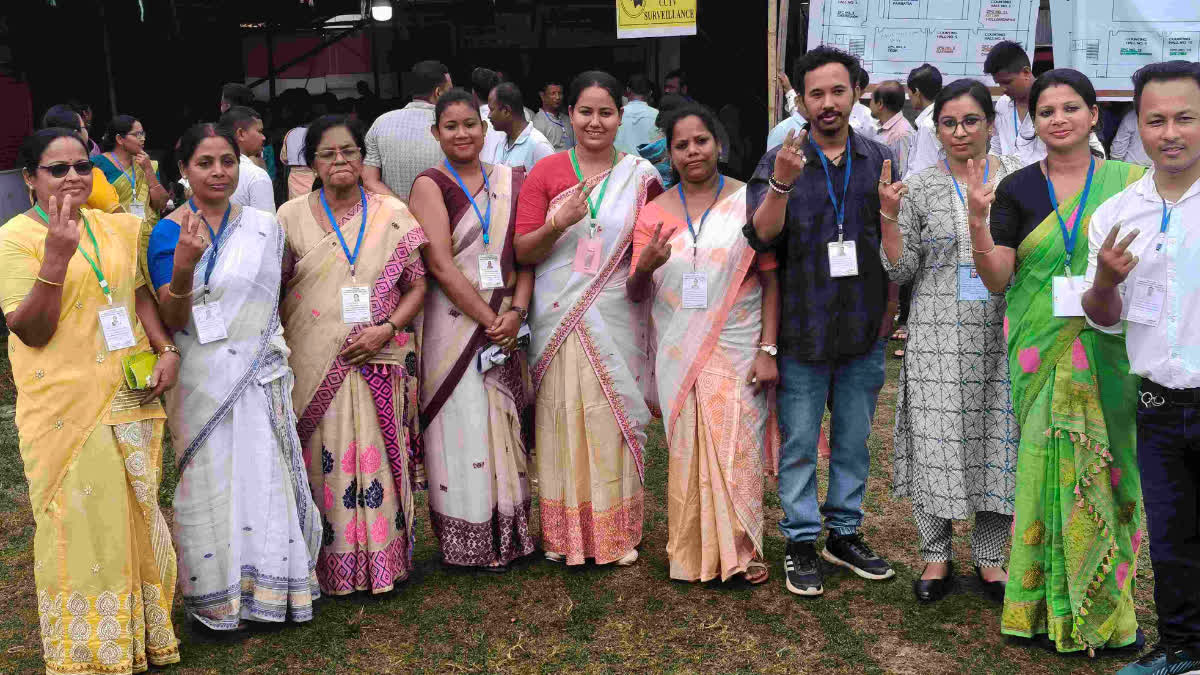 PANCHAYAT ELECTION VOTE COUNTING IN JORHAT