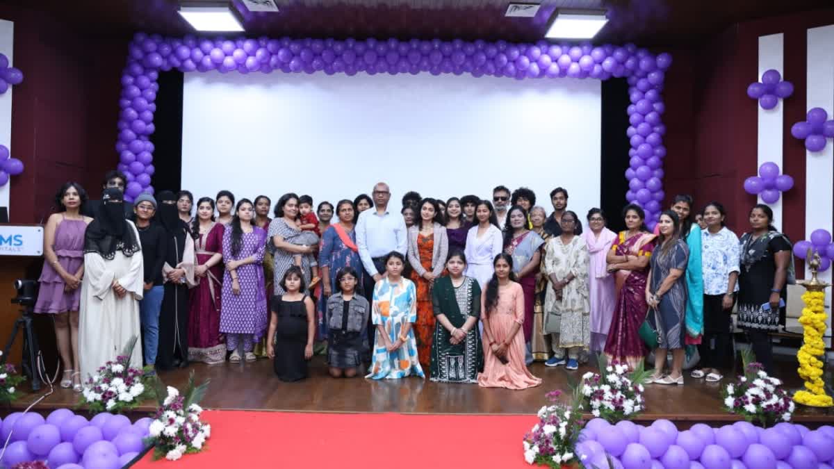 Ramp walk by lupus warriors at KIMS Hospital
