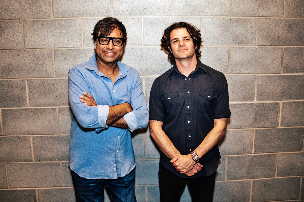 Purbayan Chatterjee with guitarist Mark Lettieri