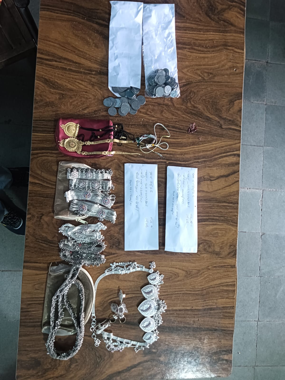 After theft goods hidden in crematorium