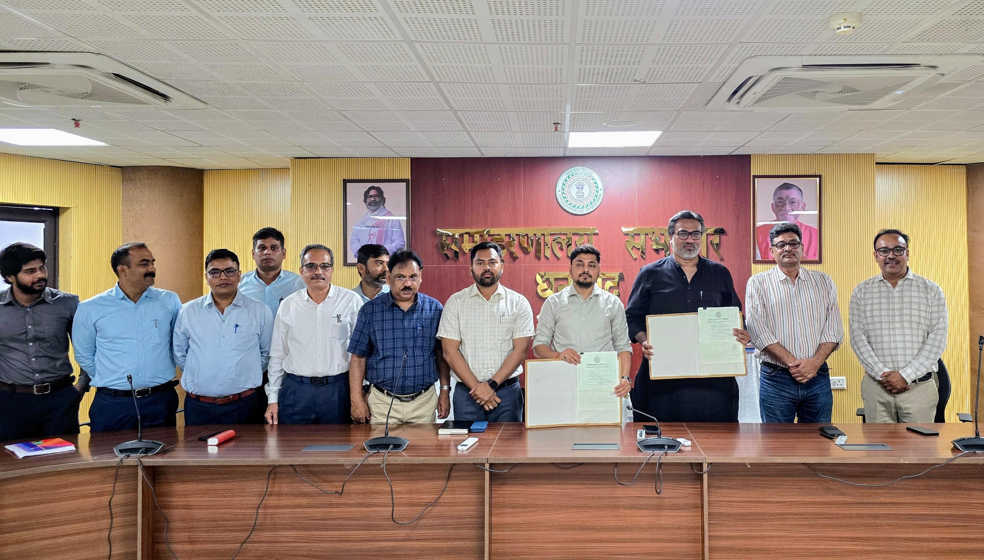 MoU between JRDA and Tata Steel Foundation for youth of Belgadia in Dhanbad