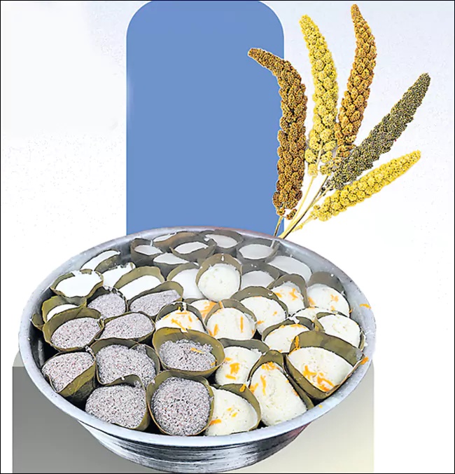 Many People Like To Eat Different Types Of Millets Food