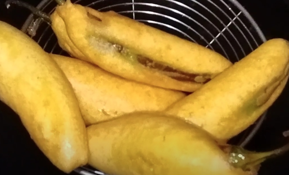 Mirchi Bajji without Besan Flour