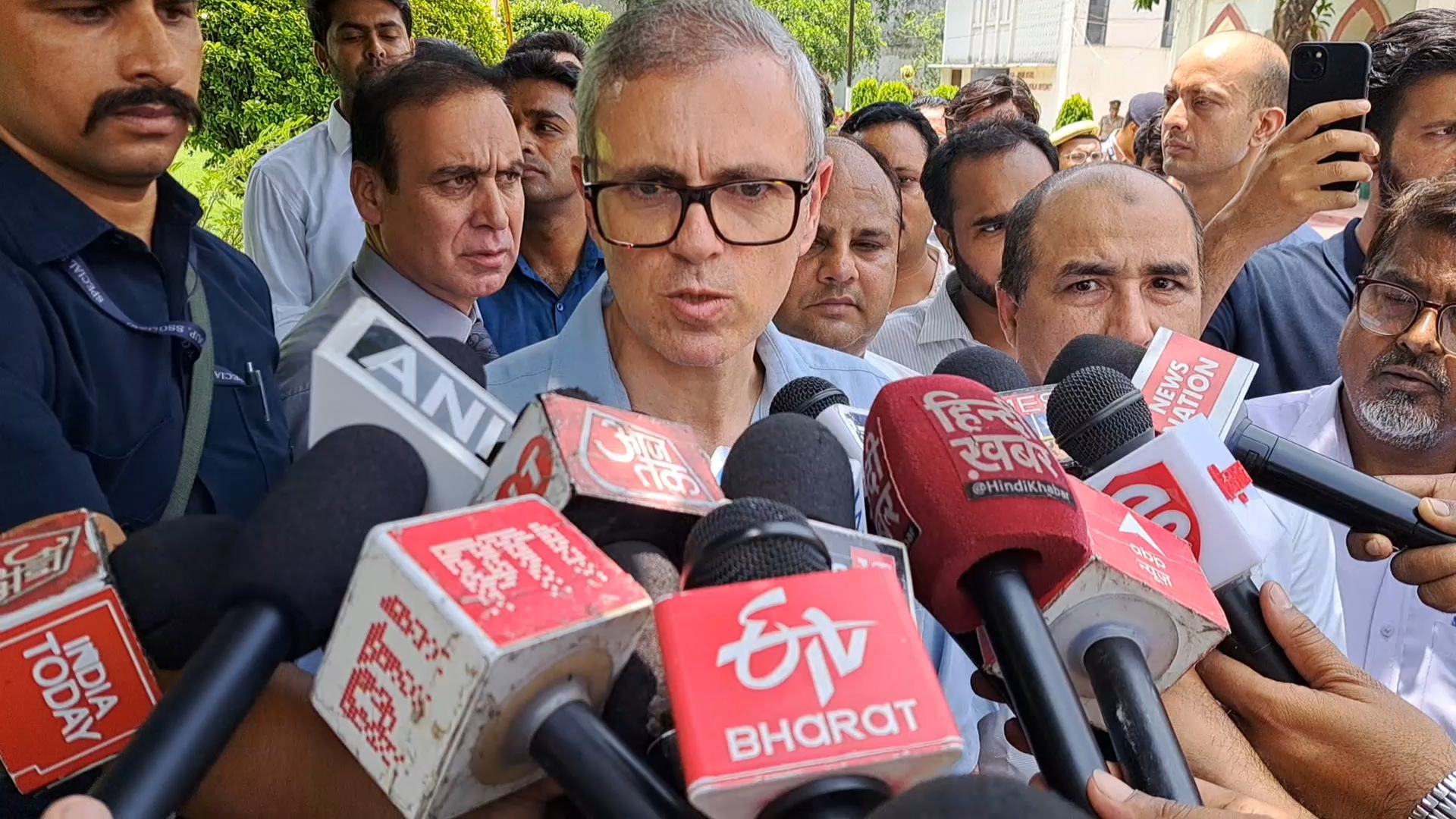 Omar Abdullah Visits Aligarh To Mourn School Friend's Death; Speaks On Kashmir Situation And PM Modi