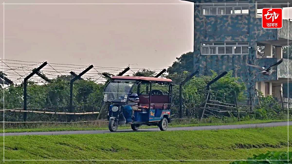 Indian villages beyond border fence