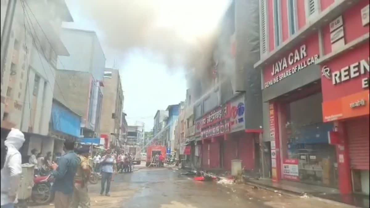 FIRE BREAKS OUT RAIPUR