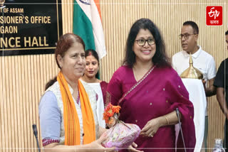 Guardain Minister Ajanta Neog met in a meeting in Morigaon