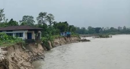 Massive erosion in Assam