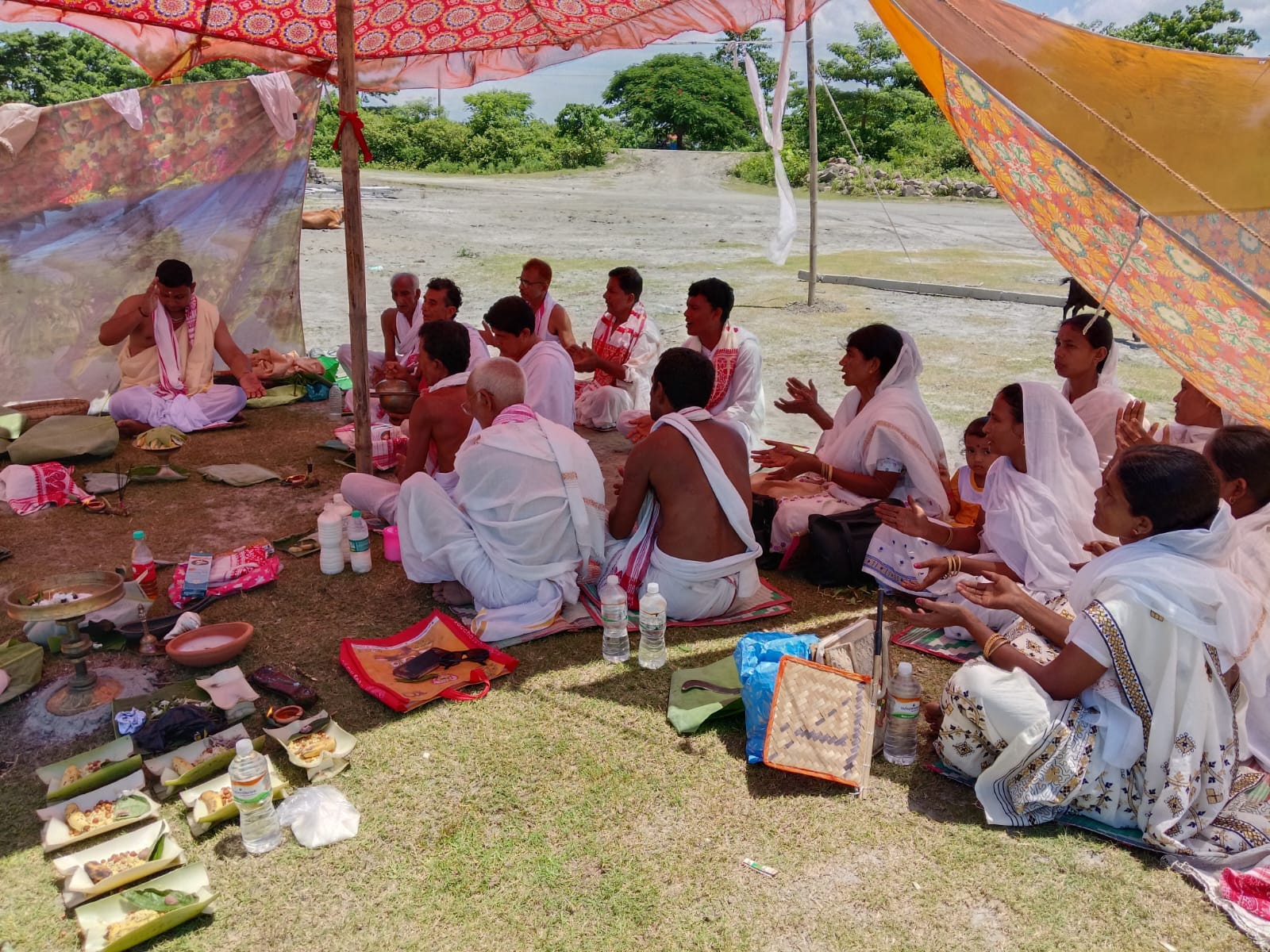Worship of Brahmaputra River