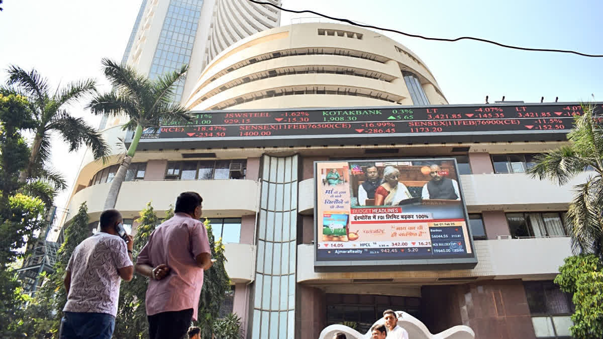 Markets Trade Higher Amid Fresh Foreign Fund Inflows, Rally In US Peers The 30-share BSE Sensex jumped 104.84 points to 79,962.63, while the 50-share NSE Nifty climbed 55.85 points to 24,419.15 on Monday.