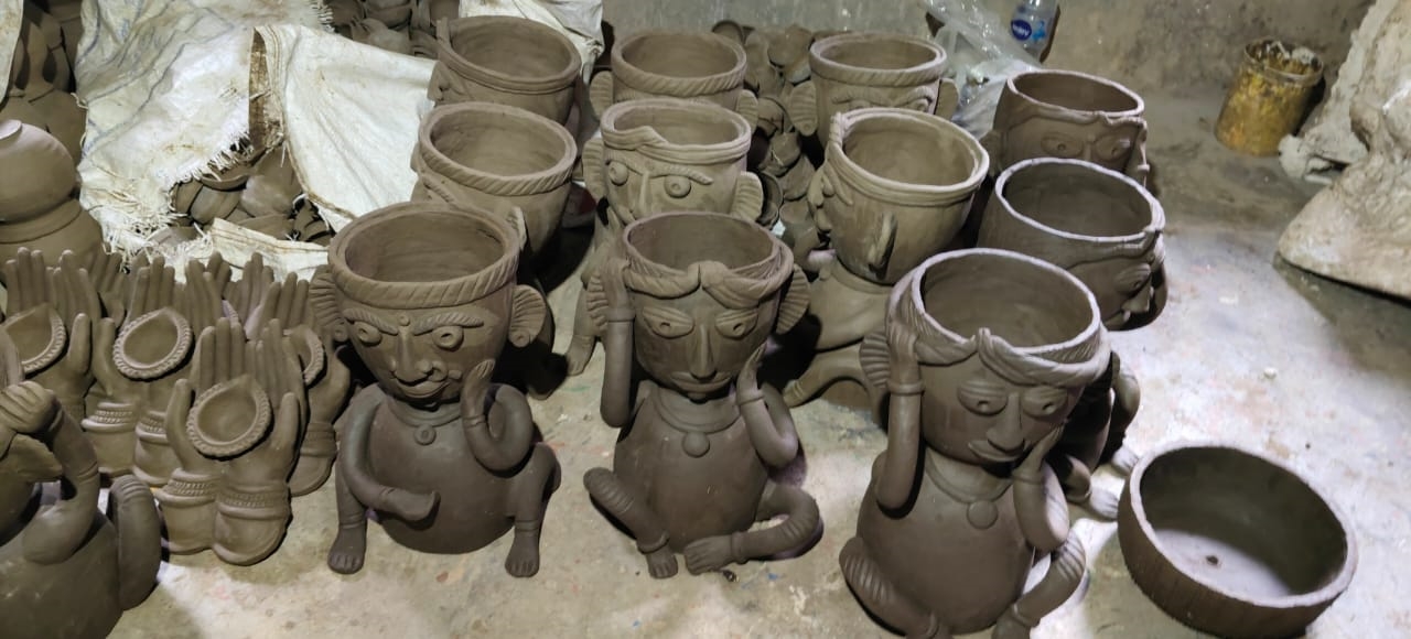 As Clay Creations Fire And Earthy Scents Rise, Nuagan Potters' Wheels Revolve To Evolve