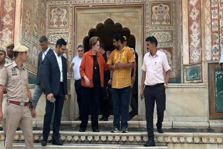 BRICS representatives touring Amer Fort