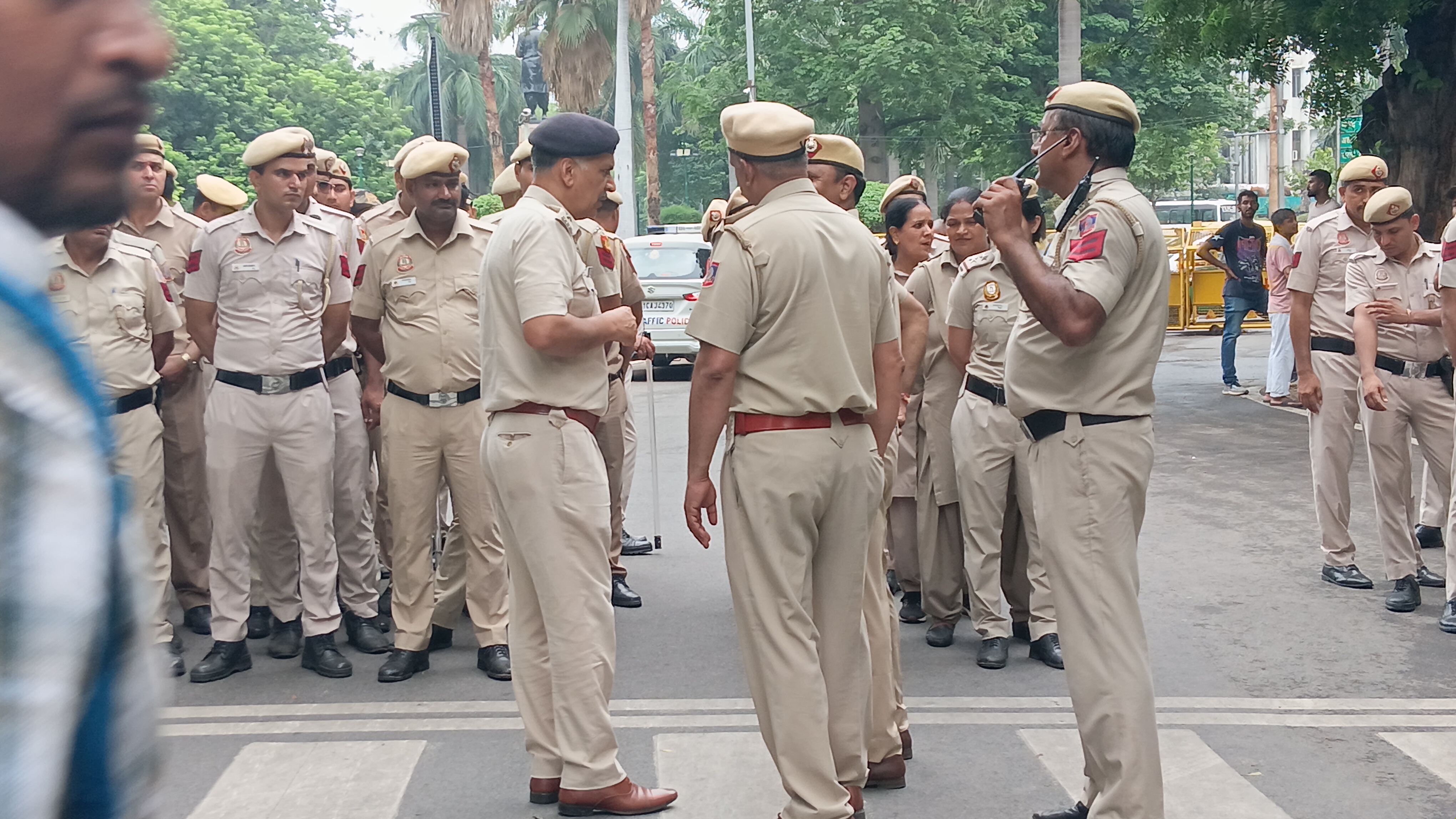दिल्ली में सुरक्षा को लेकर पुलिस चाक चौबंद