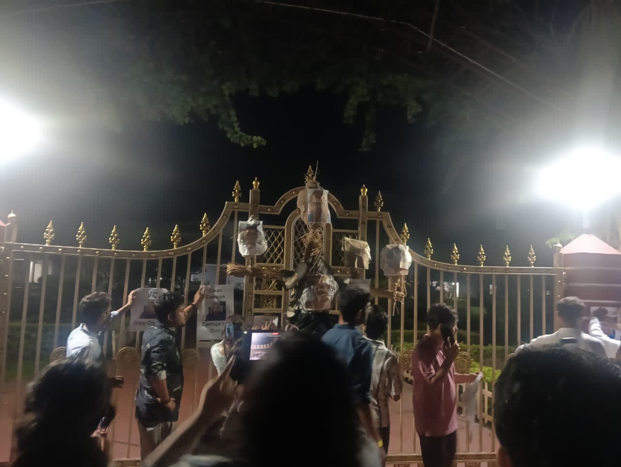 Tezpur University Vice-Chancellor and Finance Officer protest against security personnel