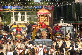 MYSURU DASARA INAUGURATION  DASARA LIVE  ಮೈಸೂರು ದಸರಾ  KARNATAKA DASARA