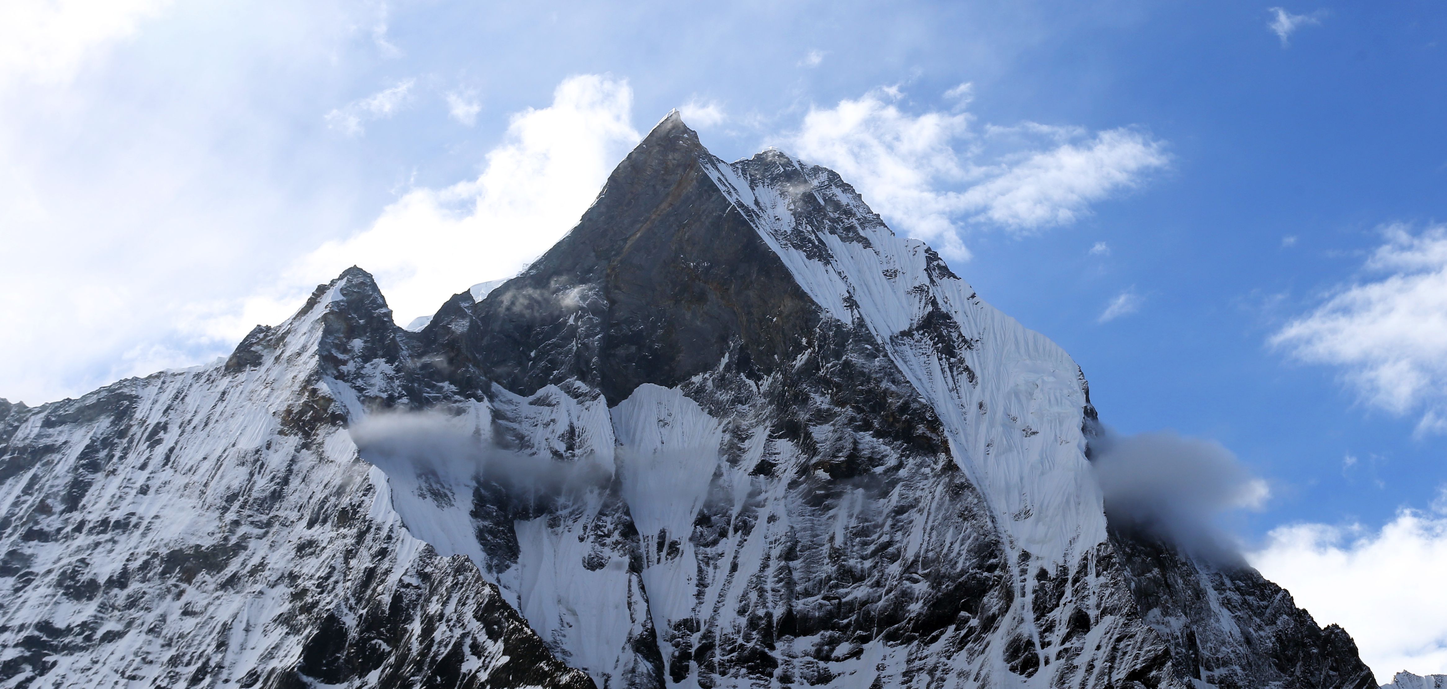 FILE - A view of Annapurna ranges from Annapurna base camp in Kaski, Nepal.