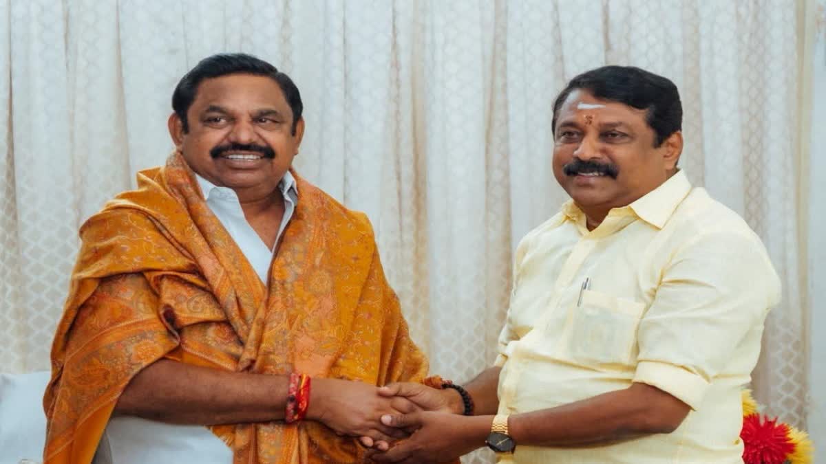 எடப்பாடி பழனிசாமியுடன் நயினார் நாகேந்திரன் சந்திப்பு - தொகுதி பங்கீடு பேச்சா?