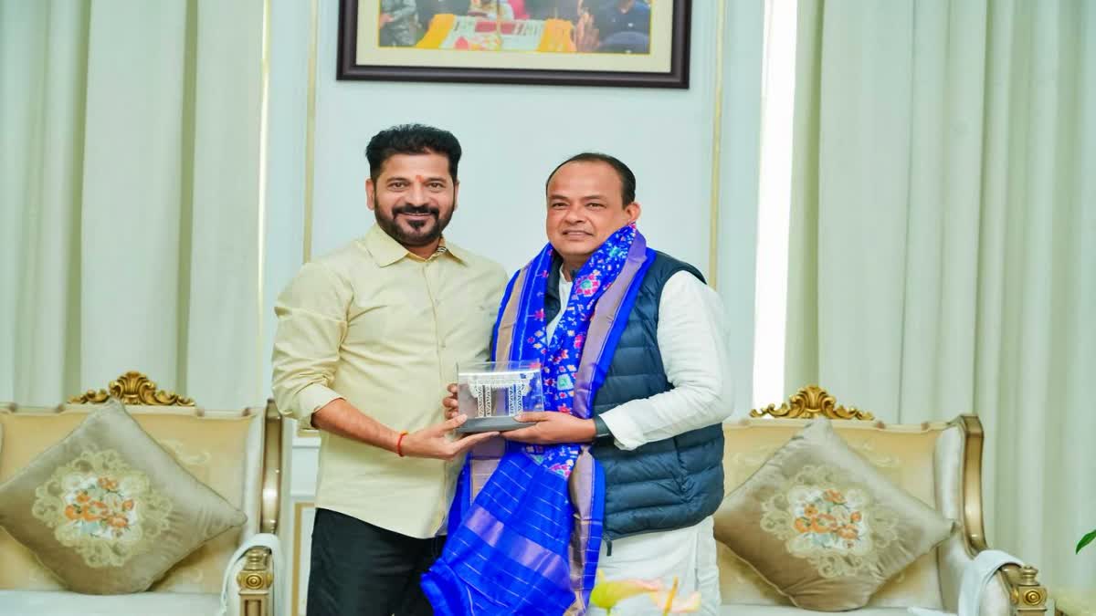 IRFAN ANSARI MET CM REVANTH REDDY
