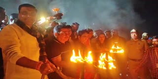 Tungabhadra-aarti-on-the-occasion-of-hampi-festival