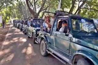 Kaziranga National Park jeep driver worried