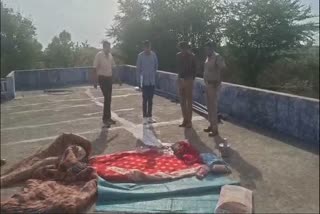 The terrace where the incident took place.