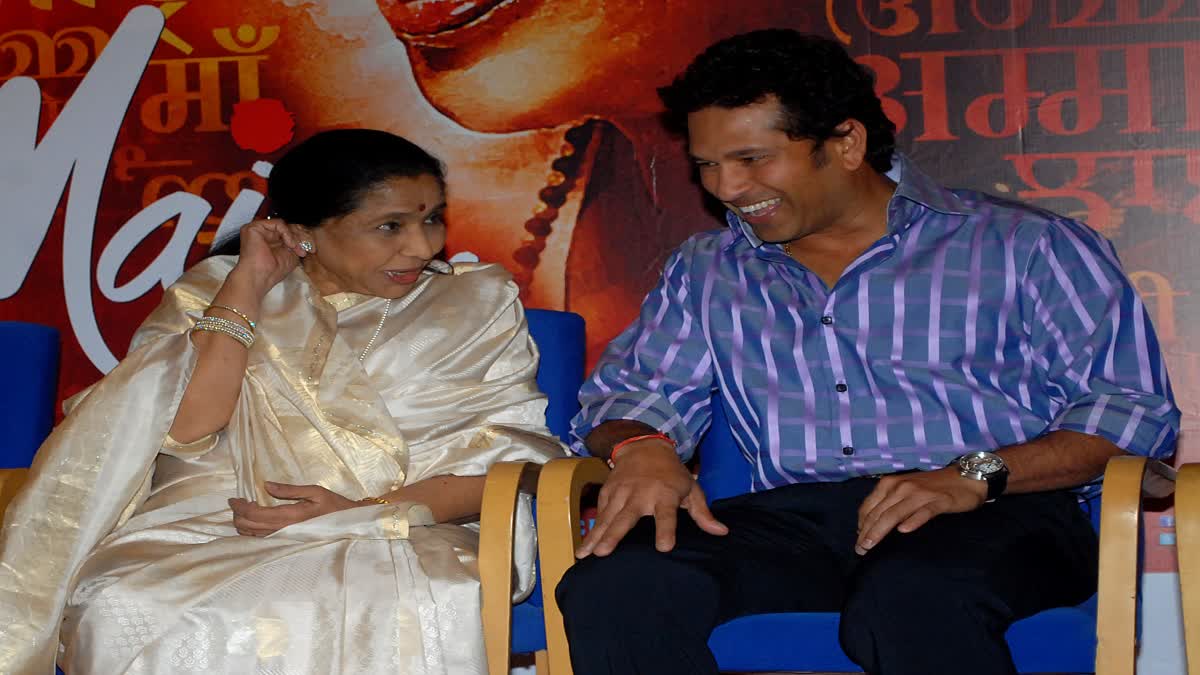 Sachin Tendulkar on Asha Bhosle