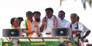 முன்னாள் அமைச்சர் கே.சி.வீரமணி பிரச்சாரம்