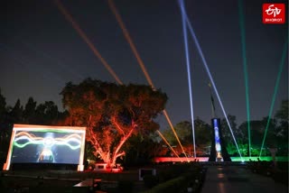 मध्य कमान में लेजर लाइट शो का आगाज.