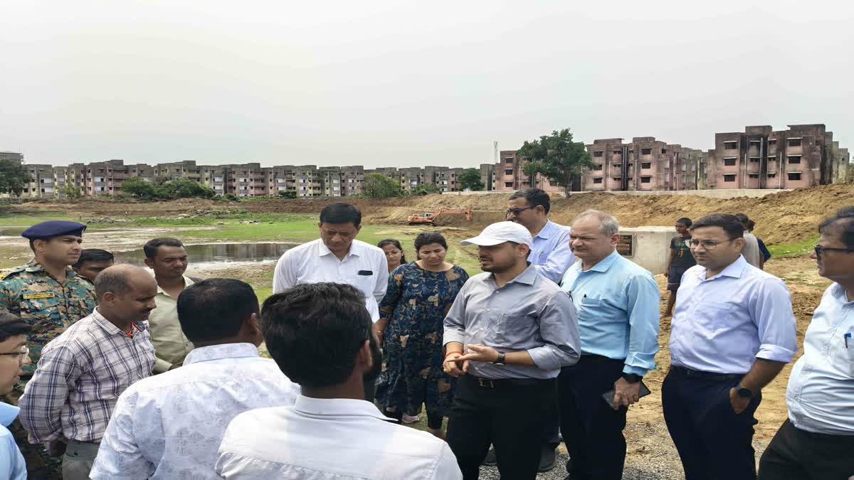DC during inspection at Belgadia Township
