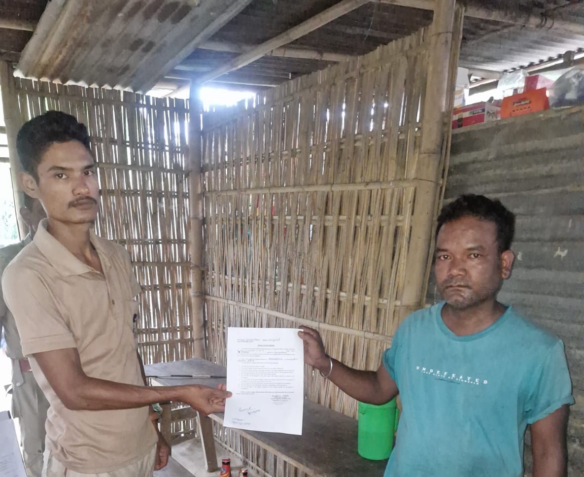 Illegal anti-alcohol social movement to free Sarupathar from intoxication