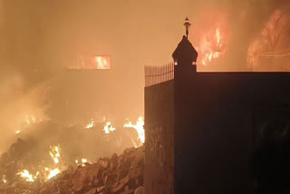 massive building fire