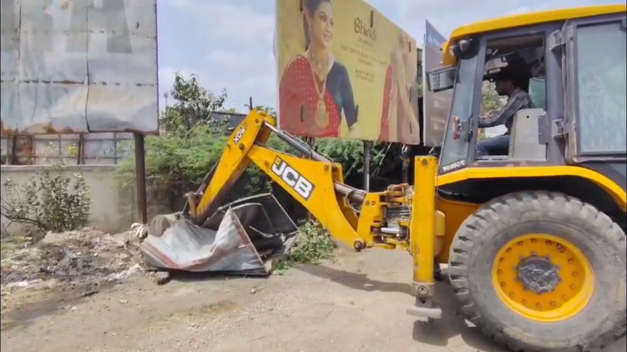 માણાવદરમાં દબાણ હટાવો કામગીરી